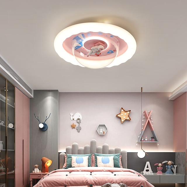 Dimmable LED Ceiling Lamp for Children's Room Astronaut Design 20 ...