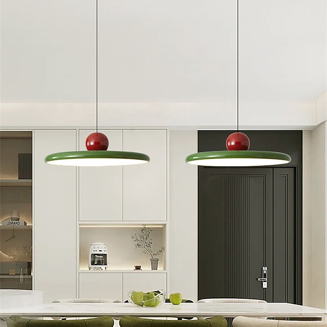  led pendentif lumières cuisine métal acrylique éclairage moderne ferme foyer entrée luminaires plafond suspendu globe sur table