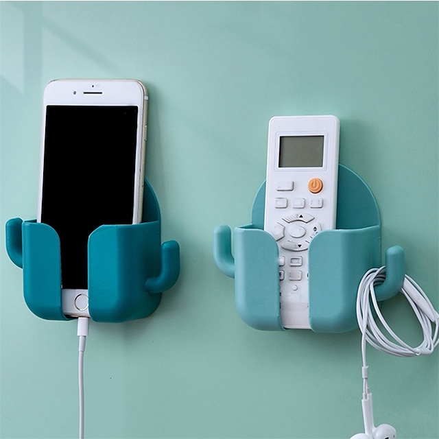  Duschtelefonhållare Bärbar Spegel / Väggfäste Telefonhållare för Kontor Badrum Sängen Kompatibel med Alla mobiltelefoner Mobiltelefonstillbehör