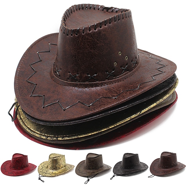  18. század 19. század Texas állam Cowboy kalap West Cowboy Amerikai Férfi Női Vakáció Alkalmi / Napi Kalap