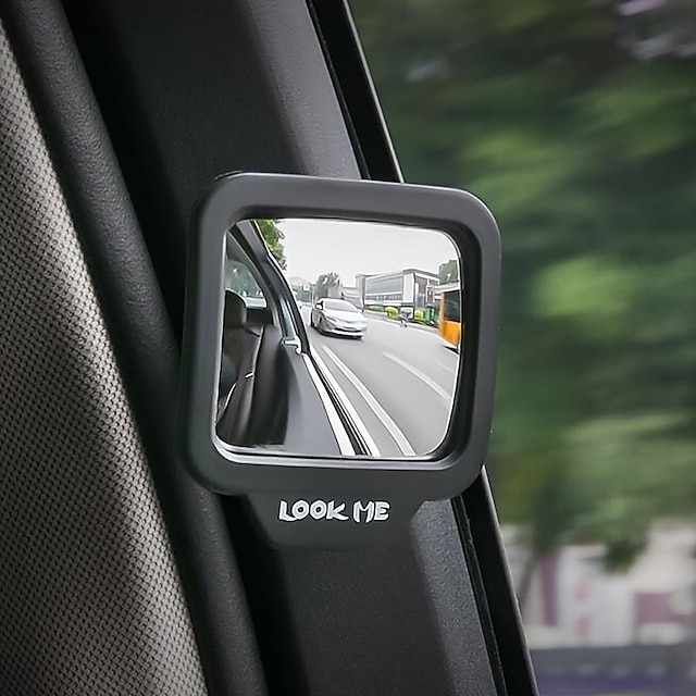  قطعة واحدة من مرآة الرؤية الخلفية للسيارة القابلة للتعديل - راقب طفلك أثناء القيادة!