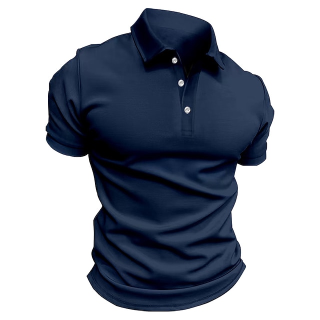 Men's Sport Polo Polo Shirt Casual Holiday Lapel Short Sleeve Fashion