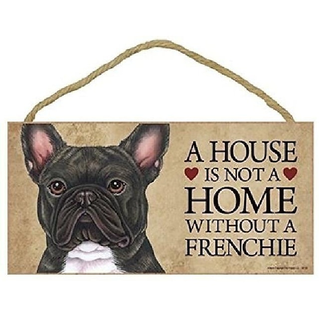  1pc Pet Dog Wall Hanging, Wooden Animal Dog Pattern Plaque Sign Wll Decor Accessories, For Pet Shop Cafe Room Decor Household Items 4''x8'' (10cmx20cm)
