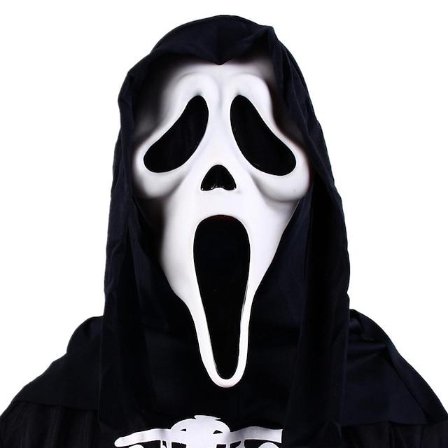  ghostface maske djevel ghost cosplay kostymer latex horror masker spøkelse ansikt skrik hjelm skummel halloween fest maskerade rekvisitter mardi gras