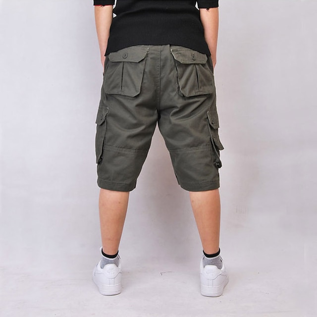 Men's Cargo Shorts Shorts Hiking Shorts Baggy Multi Pocket 8 Pocket ...