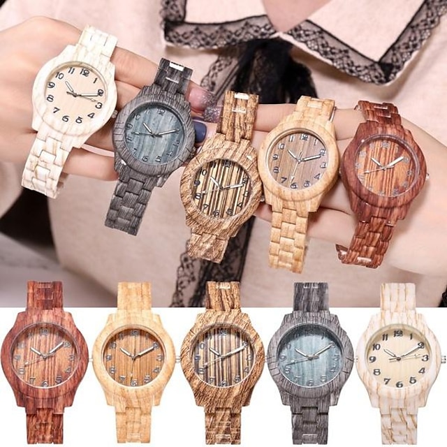  женские кварцевые часы бамбуковые деревянные креативные наручные часы современный деревянный браслет сандаловое дерево узор пара часы часы подарок