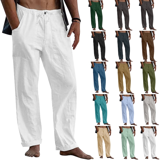 DorkasDE Tanzhose Chiffon - Elastische Übungshose Mit Leinenfutter