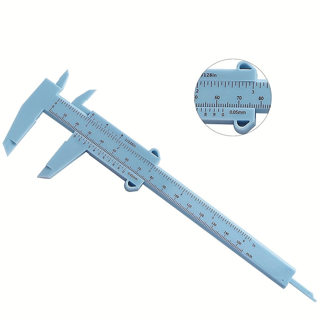 1pc Vernier Caliper Plastic Caliper Plastic Vernier Caliper Student ...