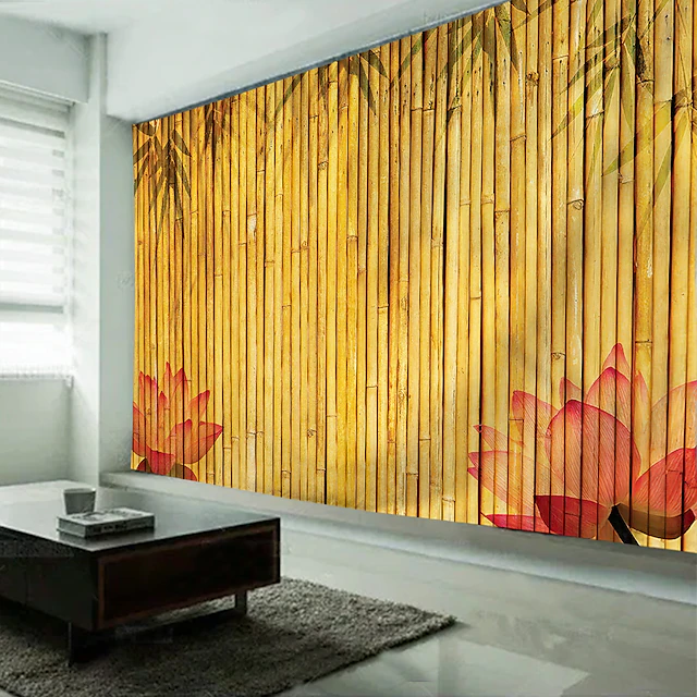 Beautiful Bamboo Wall Tapestry Background Decor Wall Art Tablecloths ...