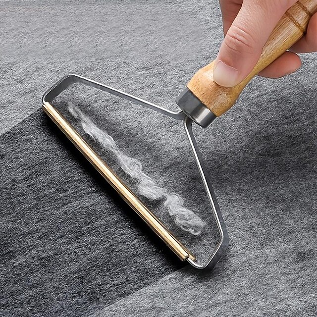 1pc draagbare haarverwijderaar, autostoelmat stoeldeken haarverwijderaar, koperen kleding ontharingsborstel voor kleding, hulpmiddel voor het verwijderen van meubelbont