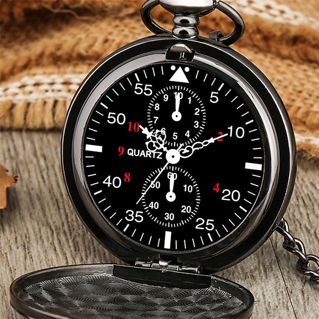  שעון כיס וינטג' לגברים עם שרשרת ליטוש פשוט מעולה שעון עגול תליון כיס שעון מתנות גברים נשים