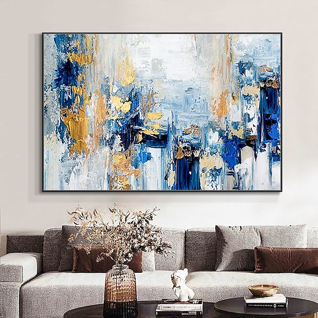  Mintura Handmade Thick Texture Oil Paintings On Canvas Wall Art Decoration Modern Abstract Picture For Home Decor Rolled Frameless Unstretched Painting