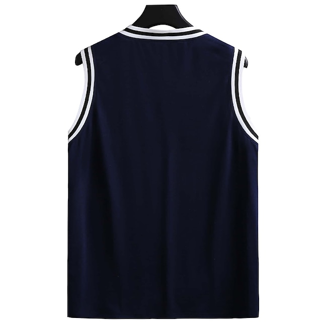 Men's Tank Top Vest Top Undershirt Sleeveless Shirt Color Block