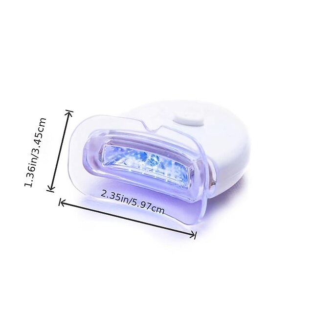 أداة تبييض الأسنان LED ، أداة ضوء العناية بالفم المحمولة القابلة لإعادة الشحن بالضوء الأزرق ، أداة تبييض الأسنان الكهربائية ، أداة العناية بالفم الخفيفة LED الصغيرة ، لتغطية وتبييض البقع الناتجة عن القهوة والشاي والنبيذ وتدخين السجائر