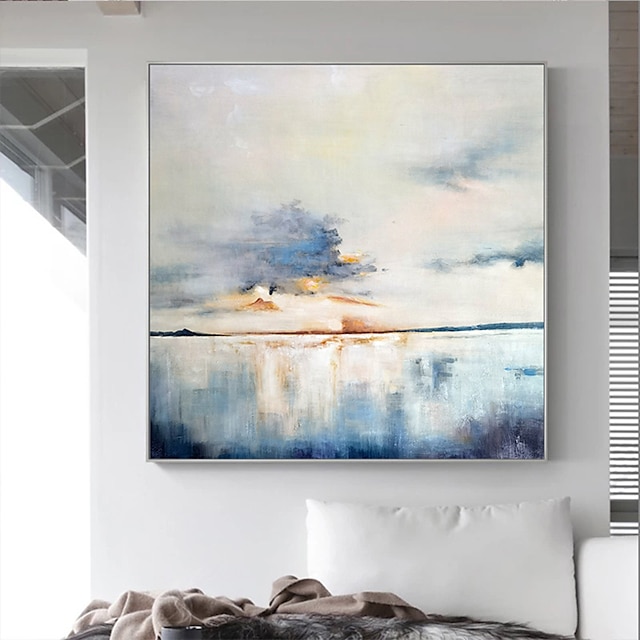  ミンチュラ手作り油絵キャンバス壁アート装飾現代抽象風景家の装飾のためのロールフレームレス未延伸絵画