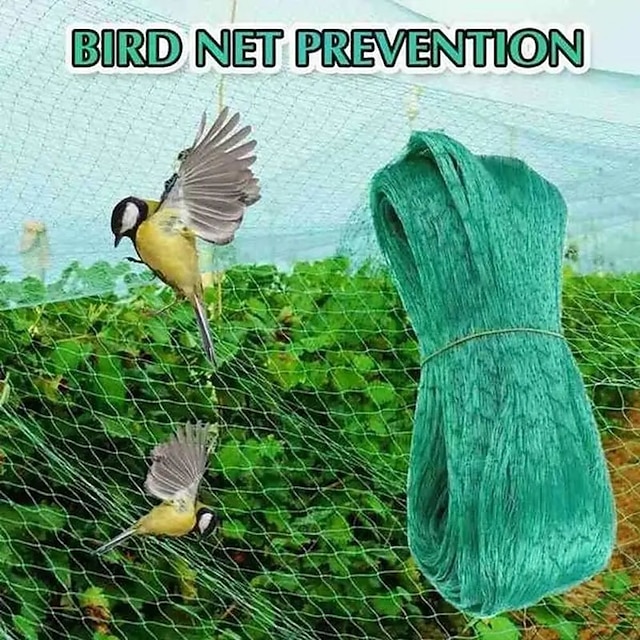 filet anti-oiseaux clôture de cerf filet d'étang filet vert anti-oiseaux pour protéger les plantes arbres fruitiers et légumes