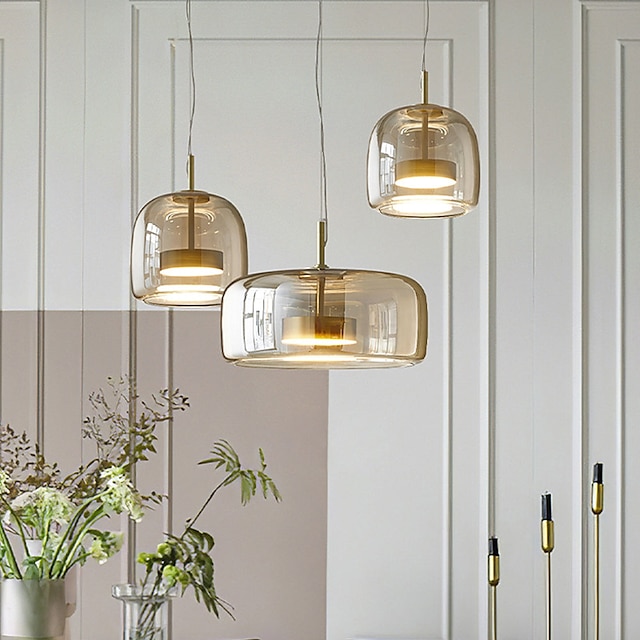  Plafoniera modernă din sticlă suflată manuală industrială de modă veche cu LED-uri creativ pentru mansardă bar bucătărie e-dison plafoniera pentru decorarea casei
