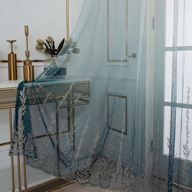 gradientti läpinäkyvät verhot maalaistalon ikkunaverhot harmaat  olohuoneeseen makuuhuoneeseen, voile verho ulkokäyttöön vintage  ranskalaiset verhot 9530884 2023 – hintaan €