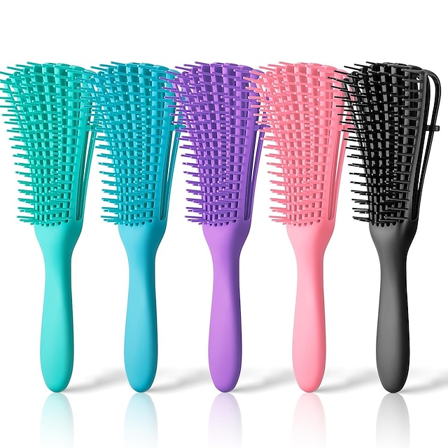  escova de cabelo desembaraçante de ventilação pente de cabelo antiestático simples e durável adequado para todos os tipos de cabelo