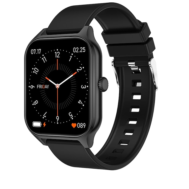  iMosi GT40 Slimme horloge 1.83 inch(es) Smart horloge Bluetooth Gespreksherinnering Slaaptracker Hartslagmeter Compatibel met: Android iOS Dames Heren Handsfree bellen Waterbestendig Mediabediening