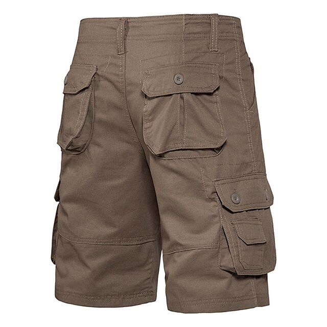 Short Cargo Pour Homme - Short Court Funky Pour Homme - Short De Sport Cargo Tendance Pour Homme - Short D'été Tendance Pour Homme - Short De Sport D'extérieur Avec Poches, Café