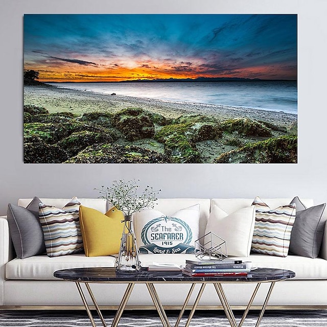  tablouri de perete cu peisaj marin natural modern peisaj plajă mare ocean pictură pe pânză postere de artă perete pentru decor camera de zi cuadros