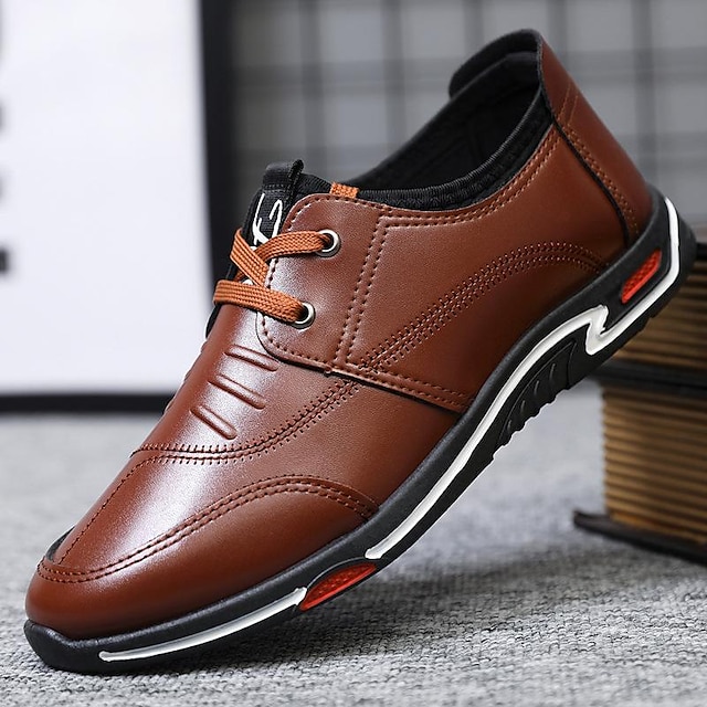 Men's Oxfords Casual Shoes Derby Shoes Leather Loafers Business British ...