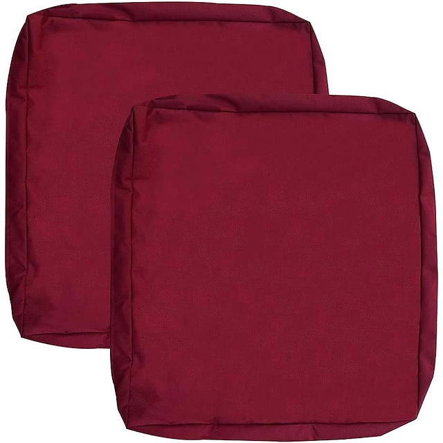  2 τμχ καλύμματα μαξιλαριών βεράντας, κάλυμμα καθίσματος καναπέ από ψάθινο καναπέ, αδιάβροχο κάλυμμα καναπέ, προστατευτικό επίπλων ψάθινη καρέκλα oxford