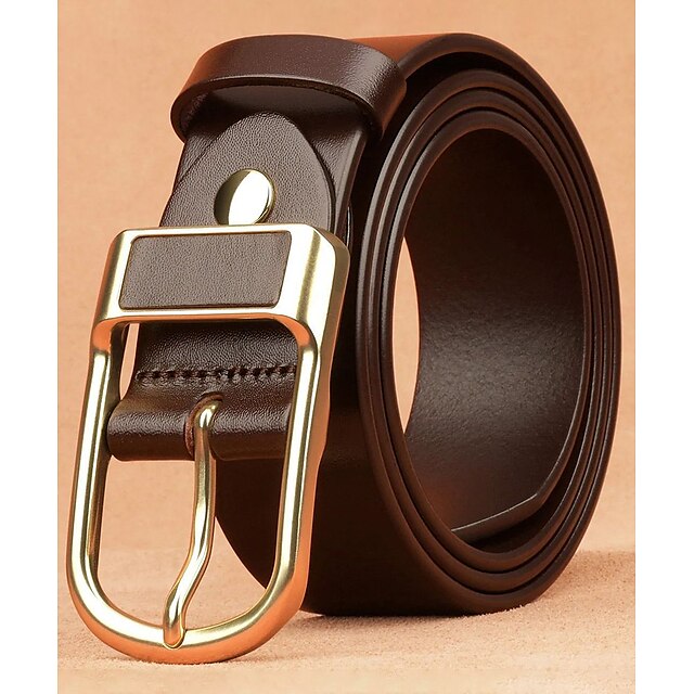  Men's Stylish Leather Ratchet Casual Belt