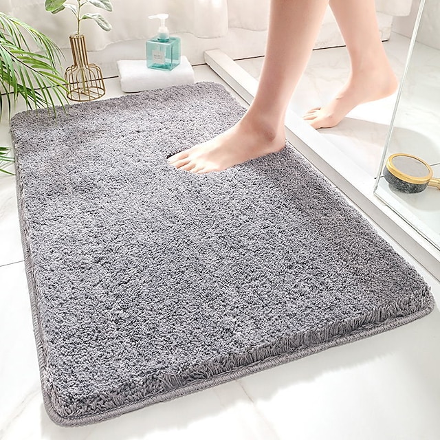 tappetino da bagno ad alta peluria addensato assorbimento d'acqua tappetino antiscivolo tappetino da bagno zerbino camera da letto tappeto tappetino