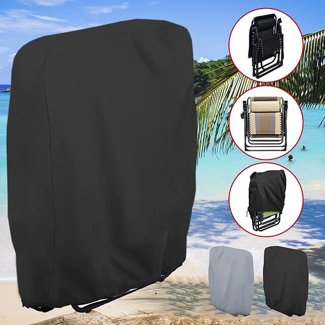 Folding Chairs Cover, Folding Garden Chair Covers, 210D Outdoor Veranda Reclining Chairs Cover
