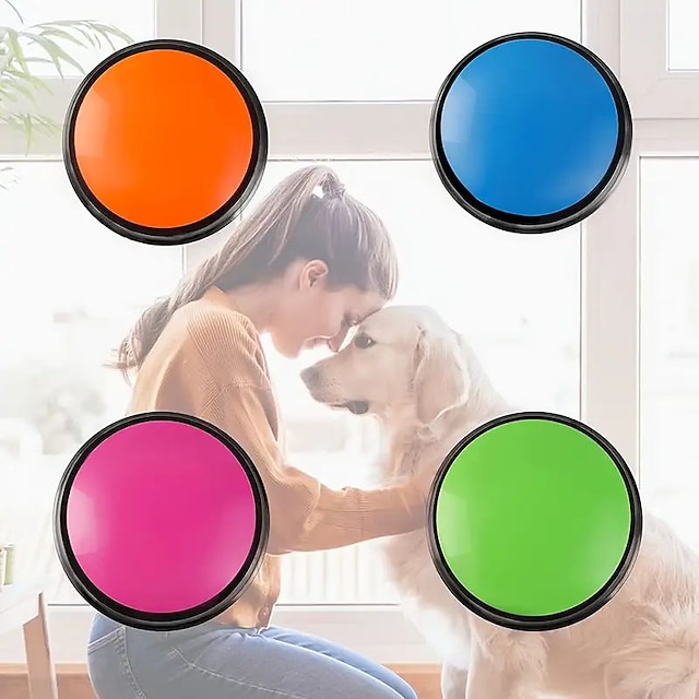 Pet Communication Button Dog Voice Box Training Speaking Toy Recording
