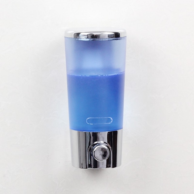  Soap Dispensers Bathroom Shower Gel Shampoo Box Wall Mounted Manual Soap Dispenser, Single / Double Liquid Dispenser Bottles Dispenser