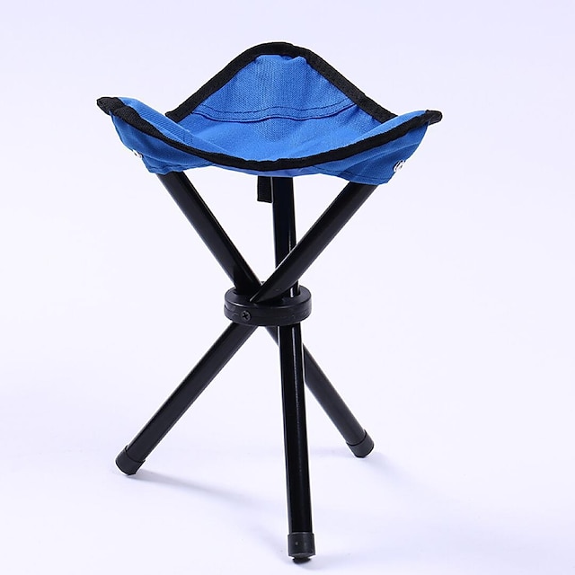  Folding Stool Camping Stool with Carry Bag Fishing Stool Beach Chair Camping Chair Portable Breathable Foldable Lightweight Aluminum Alloy for 1 person Hunting Fishing Climbing Summer Red Blue Green