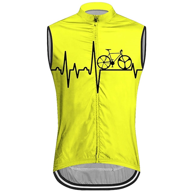 Men's Cycling Vest Cycling Jersey Sleeveless Bike Vest / Gilet Jersey Top with 3 Rear Pockets