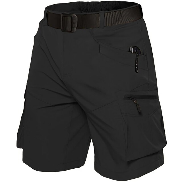 Men's Tactical Shorts Cargo Shorts Zipper Pocket Plain Comfort ...