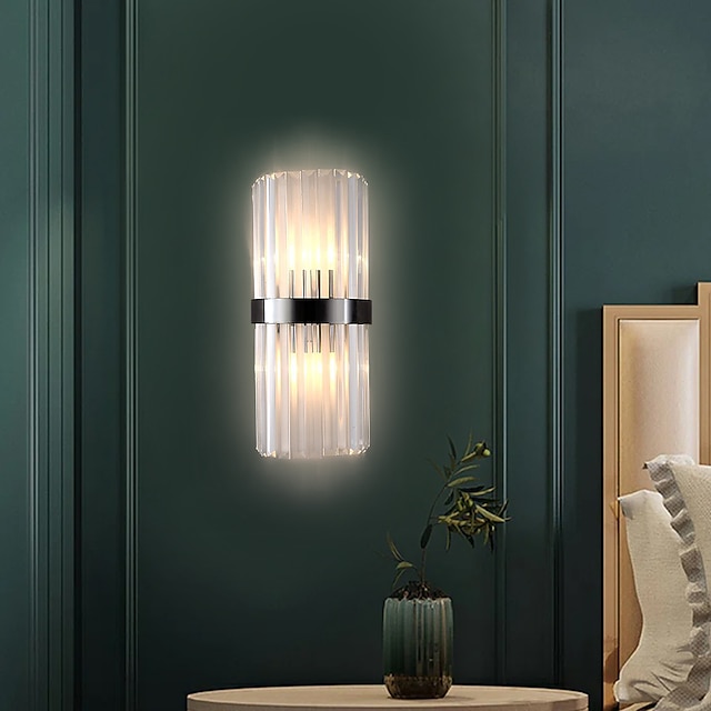  Lámparas de pared modernas de cristal apliques de pared aplique de pared de cristal para dormitorio 220-240v 5 w