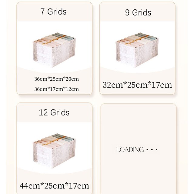 Pants Storage Box, Foldable Clothing Organizer, Wardrobe Clothes Finishing Box, Jeans Divided