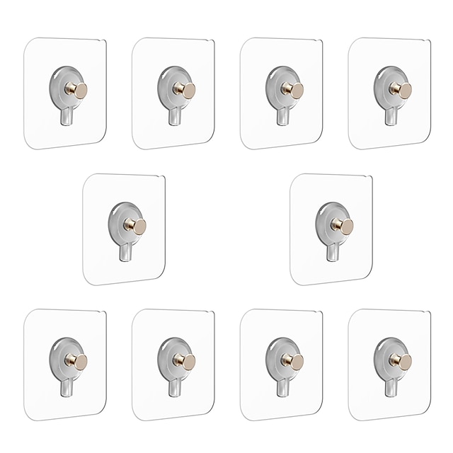 White Utility Hook Transparent Strong Self Adhesive Door Wall Hangers Hooks At ₹ 5/piece In Surat - View #14