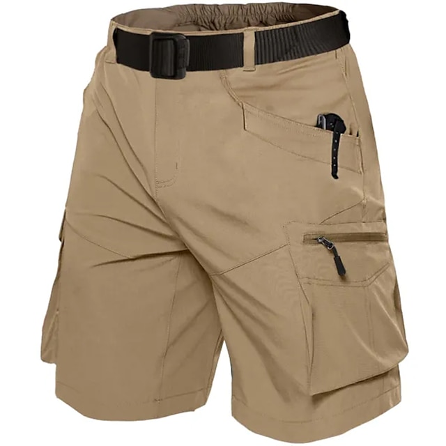 Men's Tactical Shorts Cargo Shorts Zipper Pocket Plain Comfort