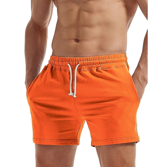 Men's Athletic Shorts Sweat Shorts Workout Shorts Pocket Plain Comfort ...