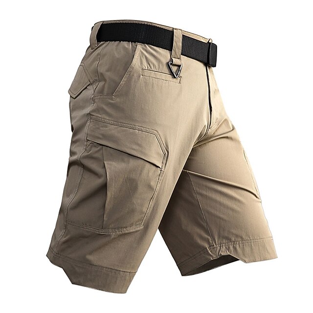 Men's Tactical Shorts Cargo Shorts Flap Pocket Plain Comfort Breathable