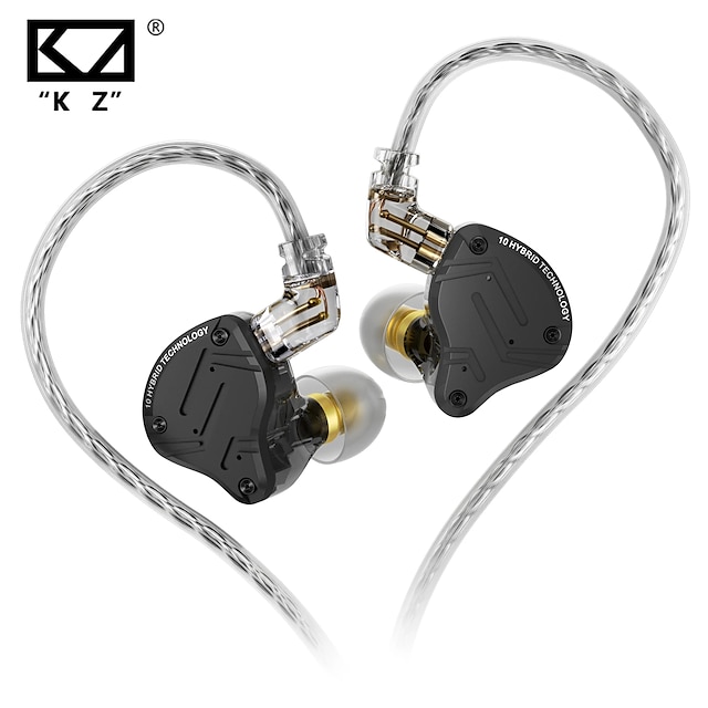  KZ KZ-ZS10 PRO X אוזניות חרוכות באוזן באוזן שקע שמע 3.5 מ
