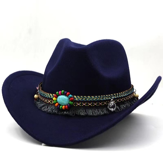 Wide Brim Western Cowboy Hats Belt Buckle Panama Hat Ameirican 18th ...