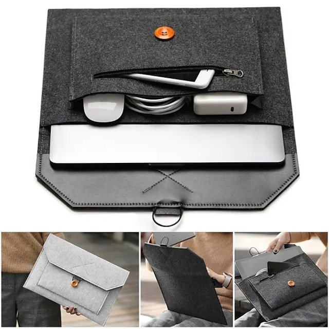  laptop sleeve bag case deksel for macbook mac air/ pro/ pro retina 11,6'' 12'' 13,3'' 15,4''