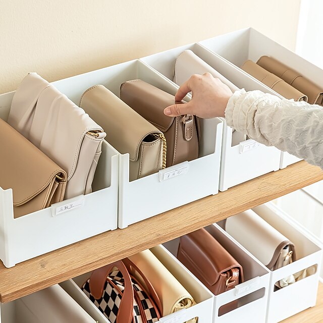 Bag Storage Box Wardrobe Household Bag Storage Tool Anti Squeezing Bag