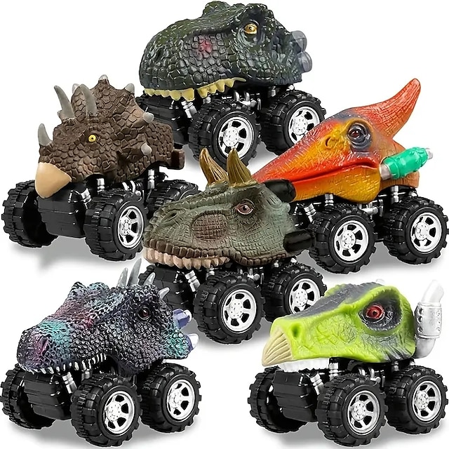  mini model dinozaura w prezencie samochód zwrotny symulacja samochodu zabawkowego dinozaura