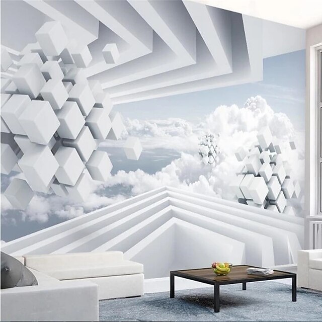  Sky 3D visual wallpaper wall decoration living room background wall bedroom hotel self-adhesive mural