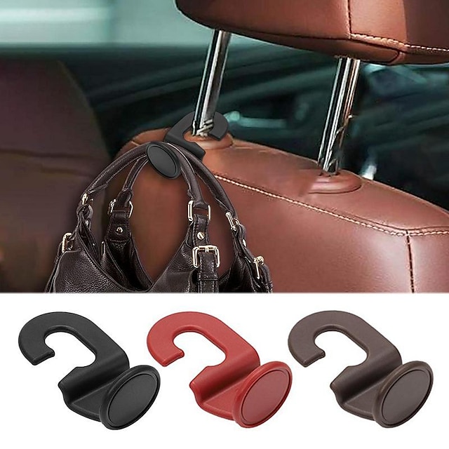  Crochet de siège arrière de voiture rangement suspendu multifonction support pour téléphone portable support paresseux siège arrière téléphone support invisible accessoires