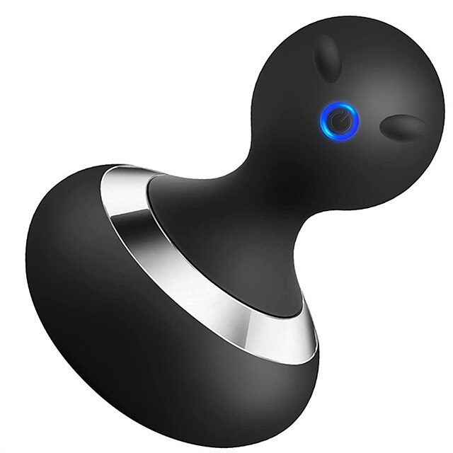 Cordless Electric Handheld Massager with 10 Vibrations, Rechargeable Neck and Body Massager – Black 11